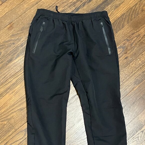H&M Men's Fall/Winter black running jogger pants M Thermolite fleece-lined - Picture 2 of 9